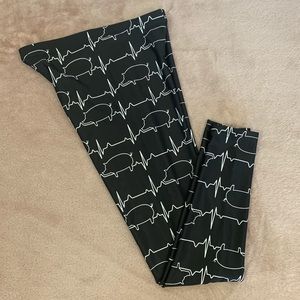 Brave New Look “The Pig Life” Leggings Size XS